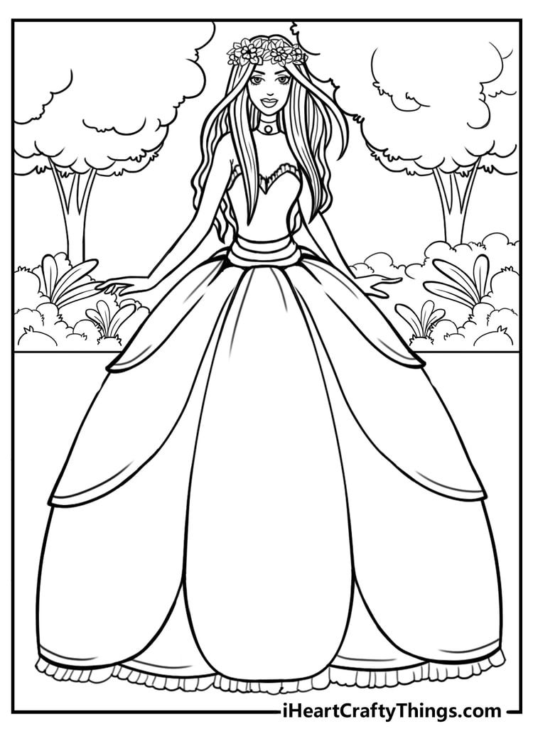 20 Y2K Coloring Pages Princess