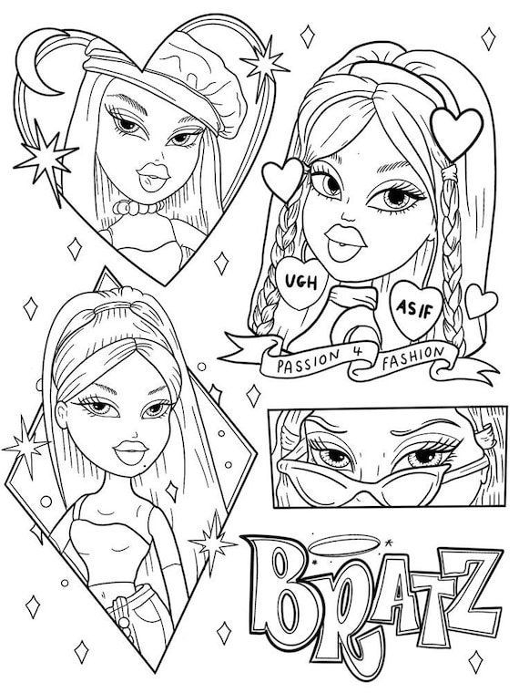 20 Y2K Coloring Pages Princess