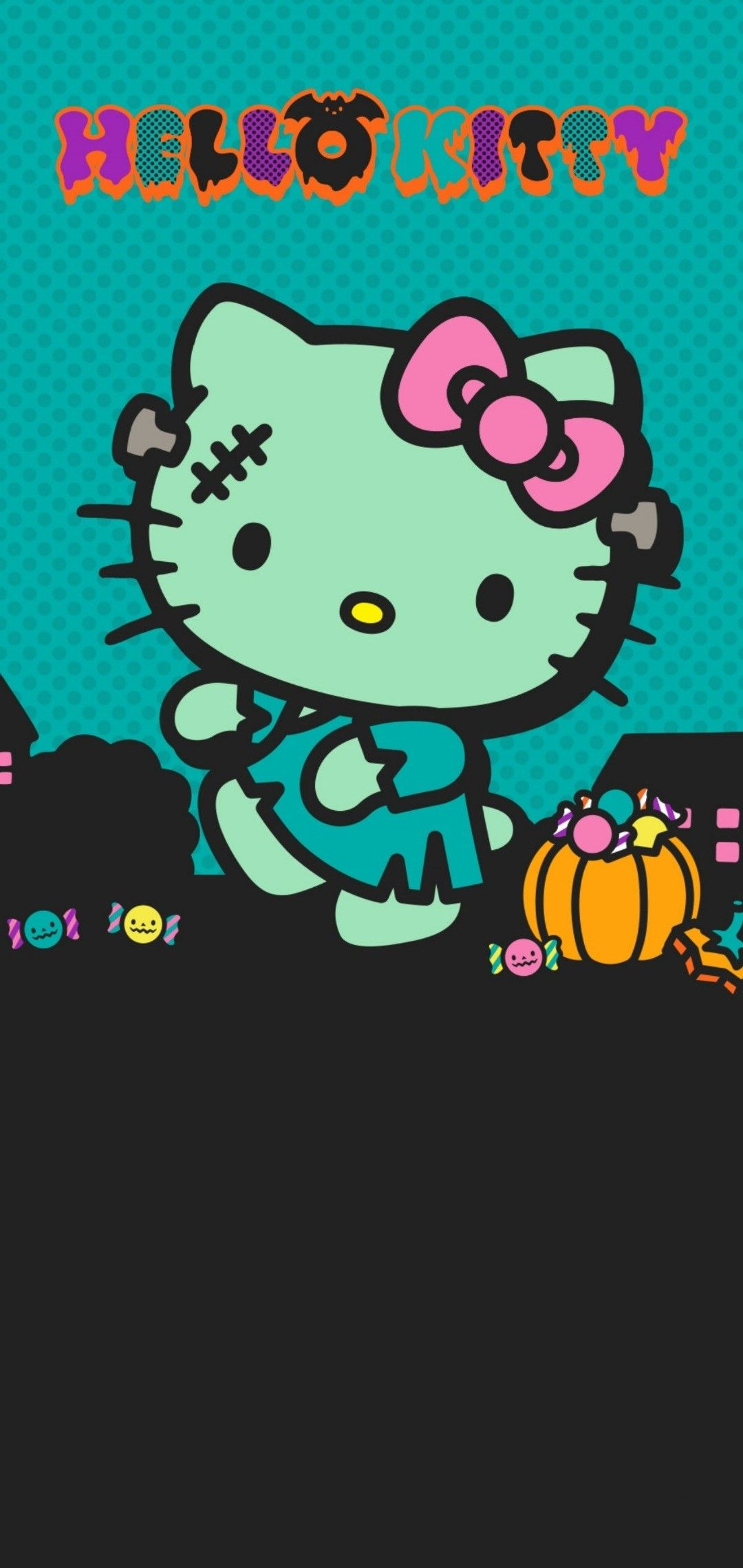 20 Zombie Hello Kitty Coloring